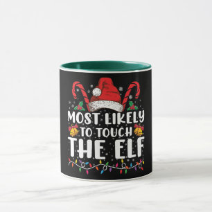 Caneca Mais Provável Para Tocar A Família De Natal Elf