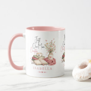 Caneca Mais um Capítulo Livro Leitor de Flores Silvestres