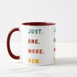 Caneca Mais Uma Linha Dito Divertido de Amante de Crochê