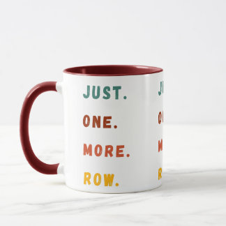 Caneca Mais Uma Linha Dito Divertido de Amante de Crochê