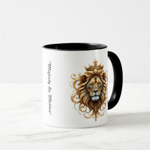 Caneca "Majestade da Crina Dourada"