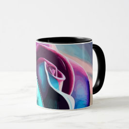 Caneca Majestade da Meia-Noite: A Beleza Escura dos Rosas