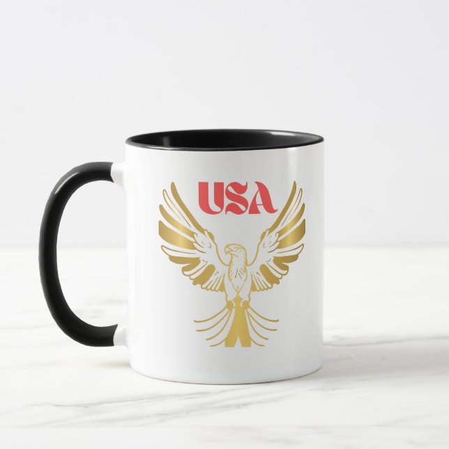 Caneca Majestic Golden Eagle USA Emblem (Esquerda)