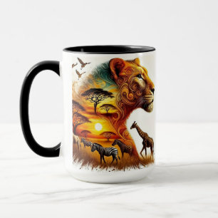 Caneca Majexpressa Safari: A vida selvagem africana no Su