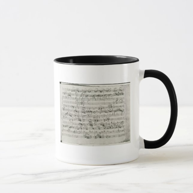 Caneca Major de G para o violino, o cravo e o violoncelo (Direita)