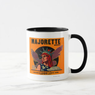 Caneca Majorette LabelTerra alaranjado Bella, CA