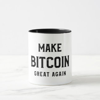 Caneca Make Bitcoin great again mug
