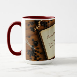 Caneca Make Dua, Drink Coffee, Hustle  Islamic Productive