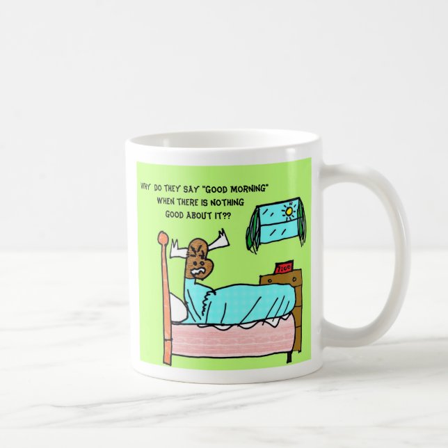 Caneca mal-humorada do "bom dia " dos alces - (Direita)