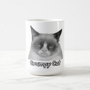 Caneca mal-humorada do gato ("texto do gato