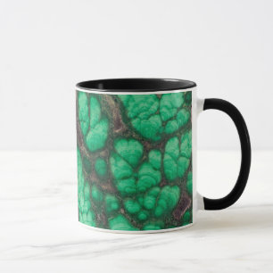 Caneca Malacite com Padrão Verde