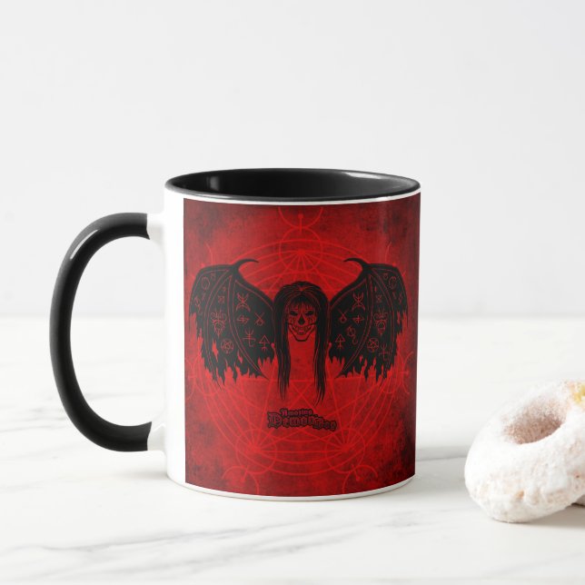 Caneca Maldição Incrível de Menino Demônio (Com Donut)