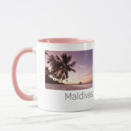 Caneca Maldivas Ocean Indian Beach Sunset Island Souvenir