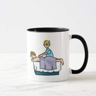 Caneca Male Chiropractor ou Masseuse Mug