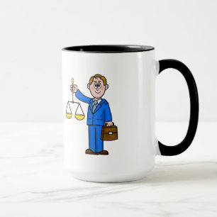 Caneca Male Lawyer Name Mug