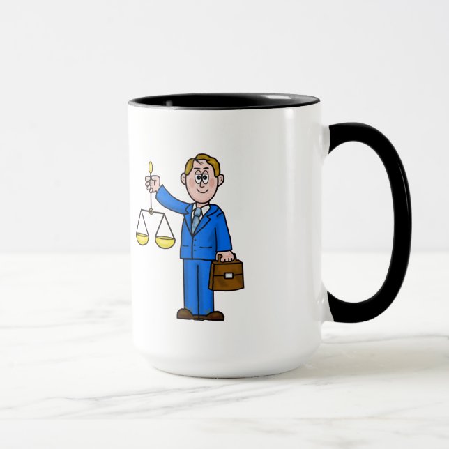 Caneca Male Lawyer Name Mug (Direita)