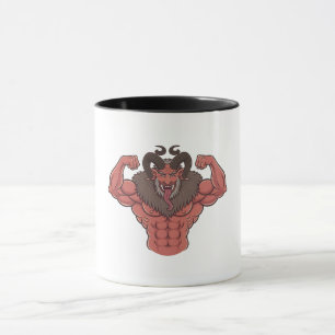 Caneca Malhação Muscular Flexível de Natal do Krampus Spo