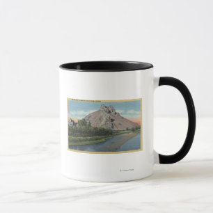 Caneca Malheur Butte & River, Oregon View