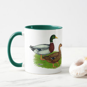 Caneca Mallard Drake e Duck