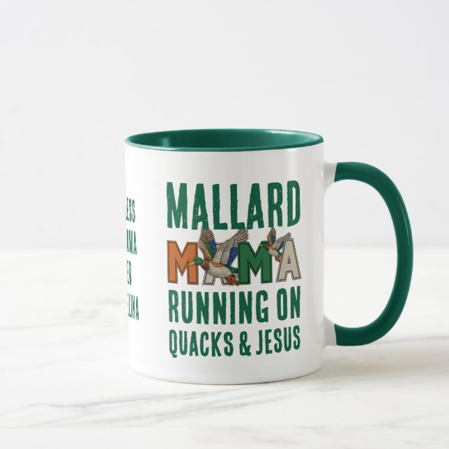Caneca MALLARD MAMA de Falso Rhinestone (Direita)