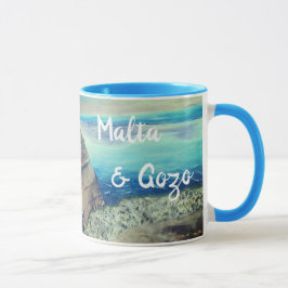 Caneca Malta e Gozo Souvenir Mug