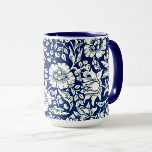 Caneca Malva Azul por William Morris,