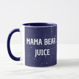 Caneca Mama Bear Juice Branco Ponto Branco