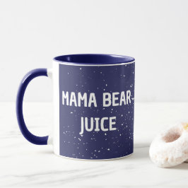 Caneca Mama Bear Juice Branco Ponto Branco