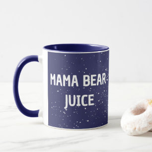 Caneca Mama Bear Juice Branco Ponto Branco