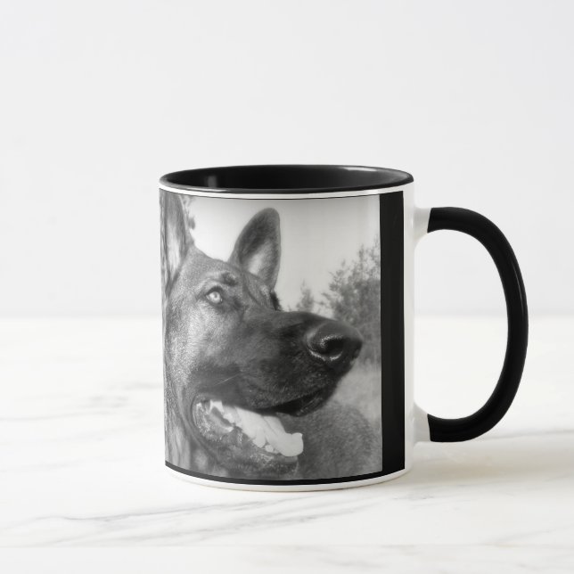 Caneca Mamã do german shepherd do mundo a melhor (Direita)