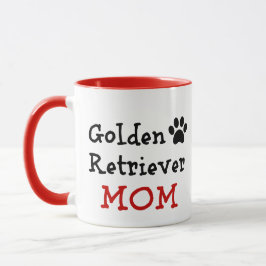Caneca Mamã do golden retriever de Pawprint