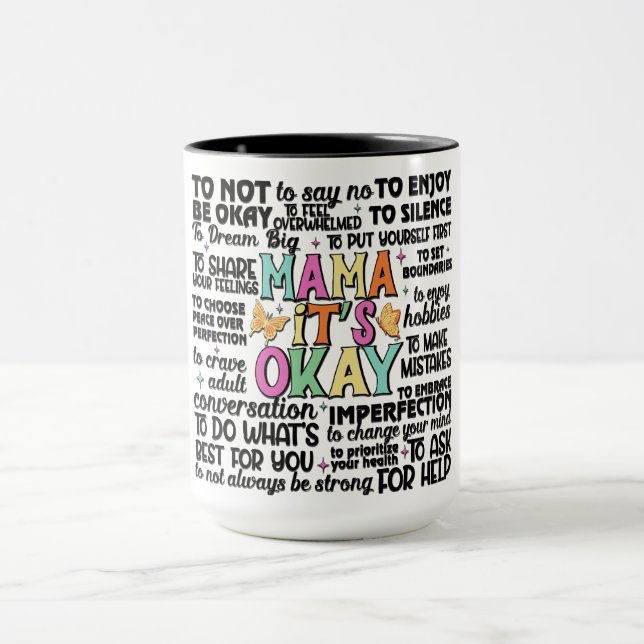 Caneca Mama It's Okay (Centro)