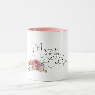 Caneca Mama Necessidade Algum Café