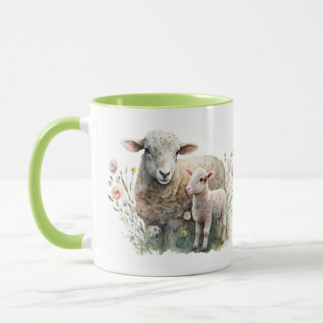Caneca Mama Sheep com Lamb Mug (Esquerda)