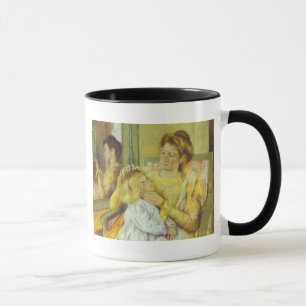 Caneca Mamãe Comendo O Cabelo Do Filho. 1901, Mary Cassat