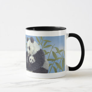 Caneca Mamãe e Baby Panda