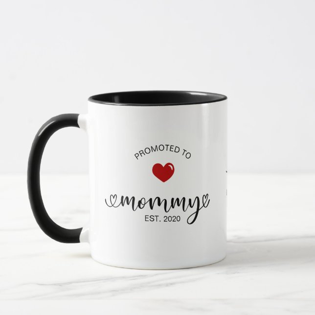 Caneca Mamãe Estabelecida Promovida a Mãe (Esquerda)