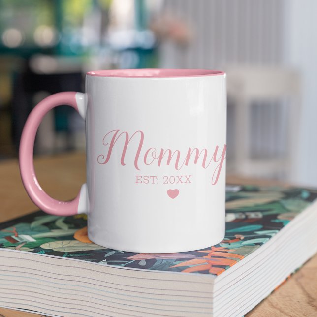 Caneca Mamãe Fofa Est:20XX Dia das Mães (Criador carregado)