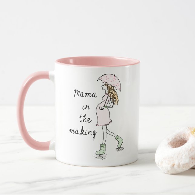 Caneca Mamãe no fazer (Com Donut)