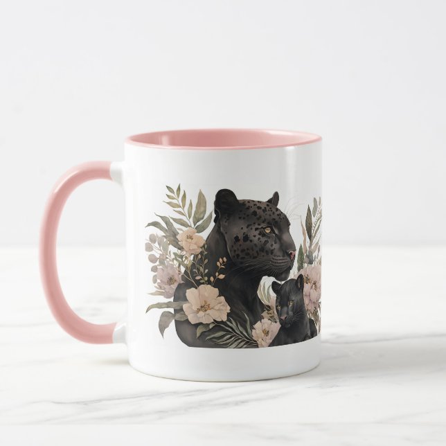 Caneca Mamãe Panther com Cub Mug (Esquerda)
