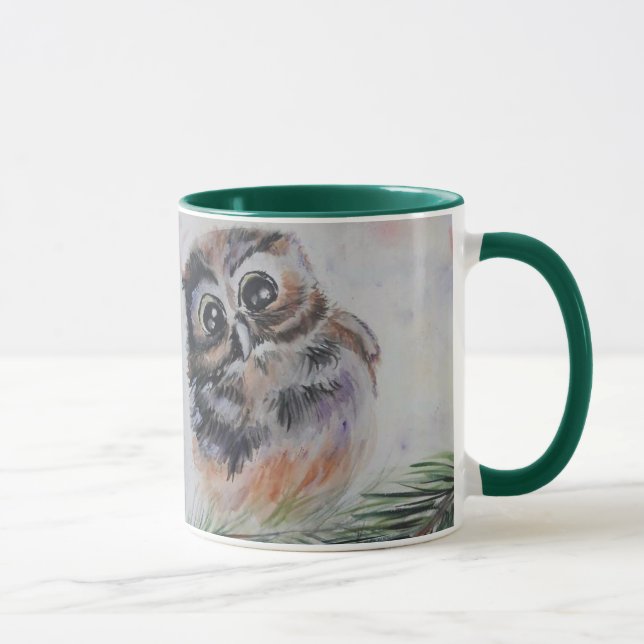 Caneca Mamãe.. - Pintura por Aquarela - (Direita)