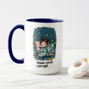 Caneca Mamãe precisa de uma noite silenciosa