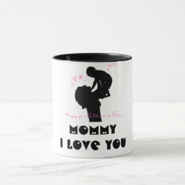 Caneca Mamãe Que Eu Te Amo Mug - Presente Sensível