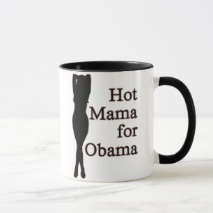 Caneca mamãe quente para obama