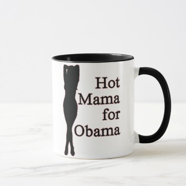 Caneca mamãe quente para obama (Direita)