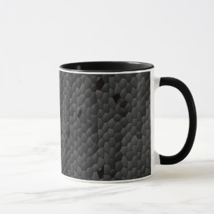 Caneca Mamba Preto em Ilustração,Arte