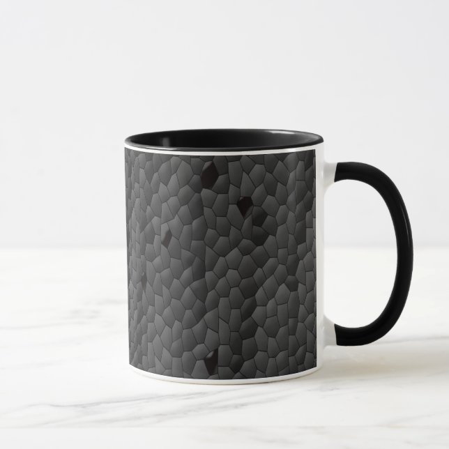 Caneca Mamba Preto em Ilustração,Arte (Direita)