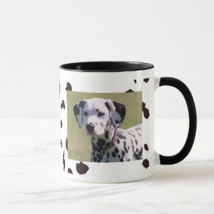 Caneca manchada de Drinkware com a foto do cão de