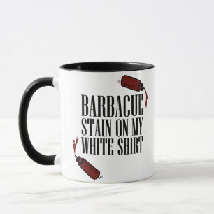 Caneca Manchas de churrasco na minha camisa branca