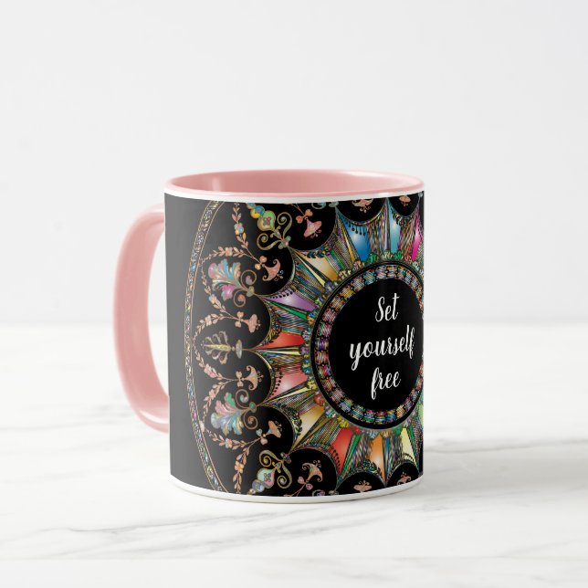 Caneca Mandala (Frente Esquerda)